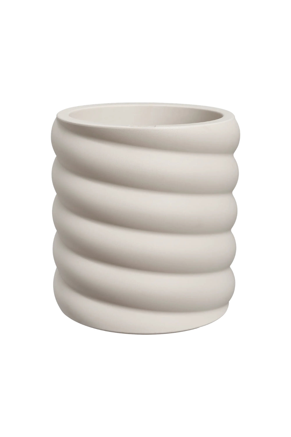 Bloempot Elho Swirl 37cm Linnen wit