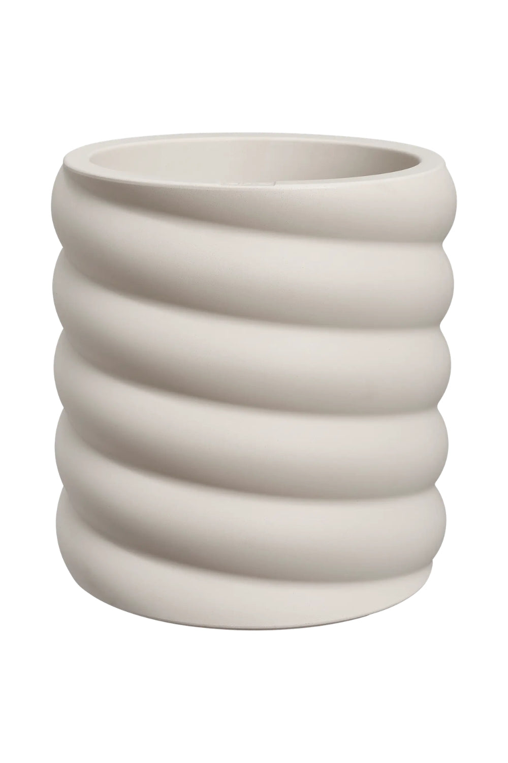 Bloempot Elho Swirl 47cm Linnen Wit