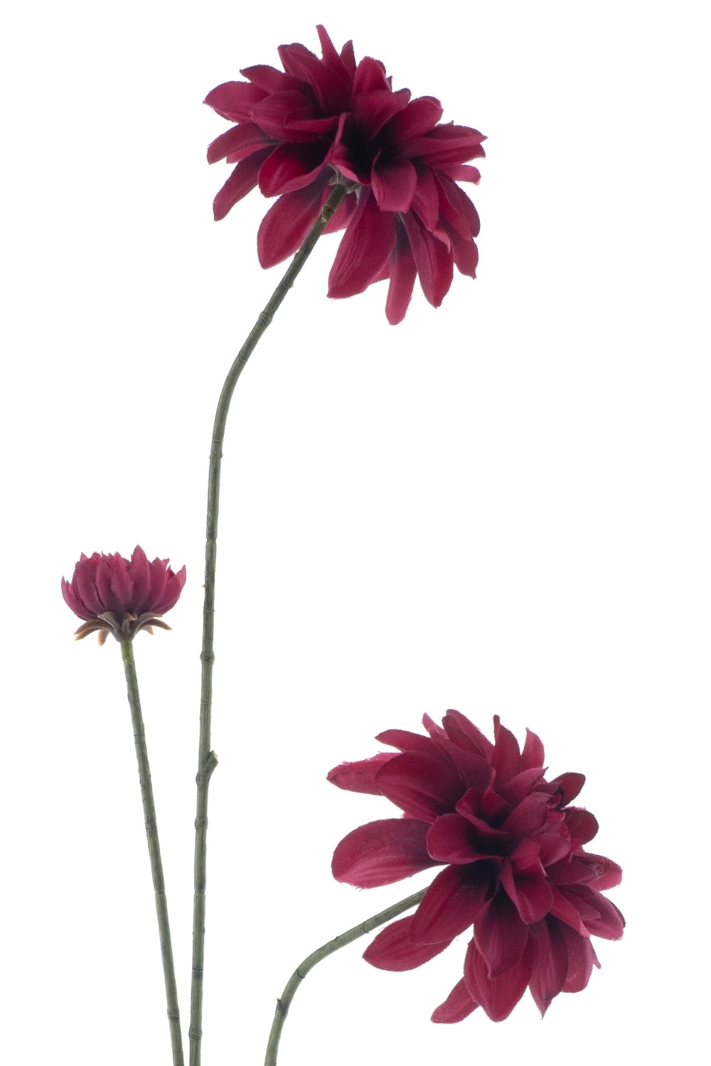 Chrysant Kunstbloem Rood 81cm