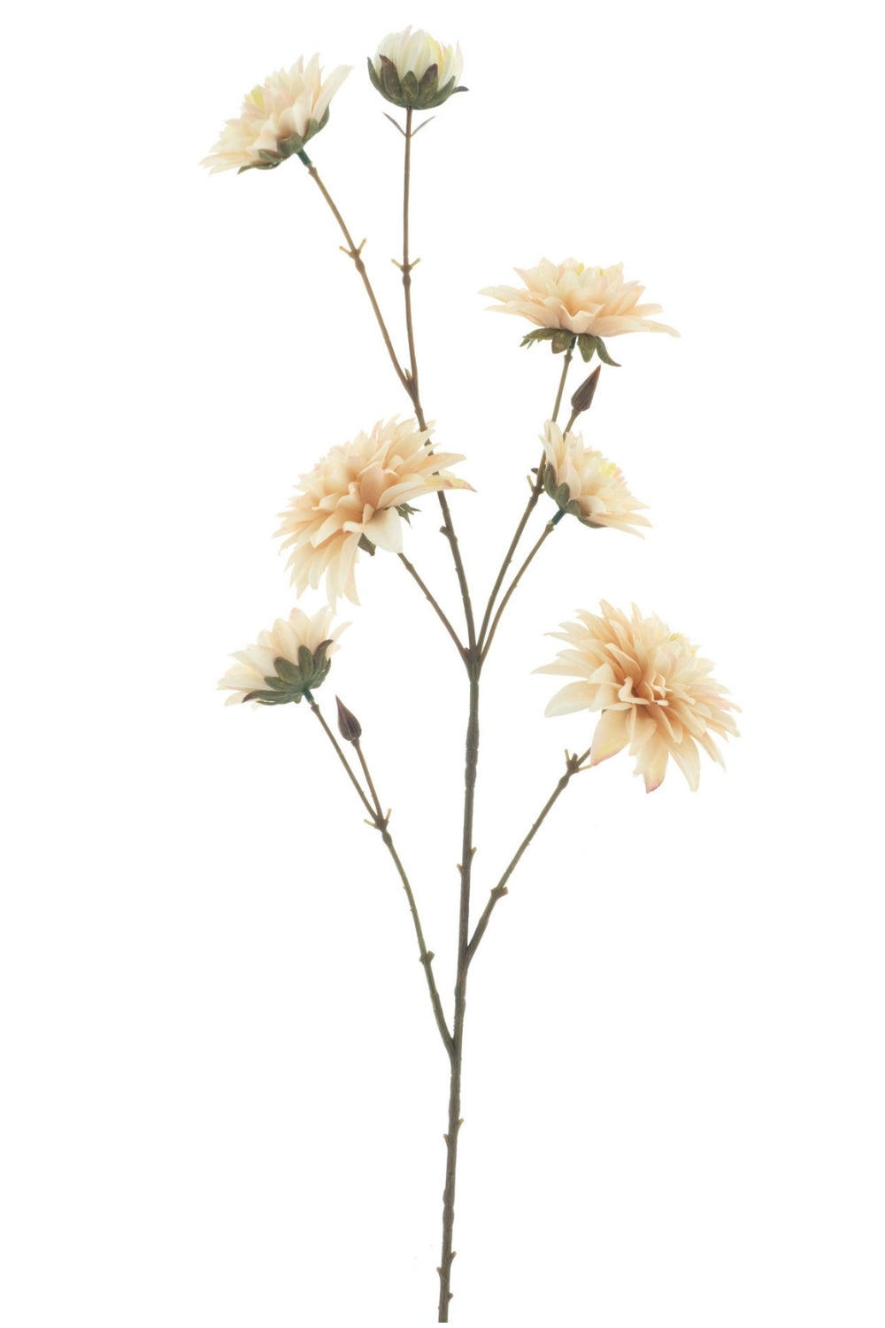 Dahlia kunstbloem Creme 96cm