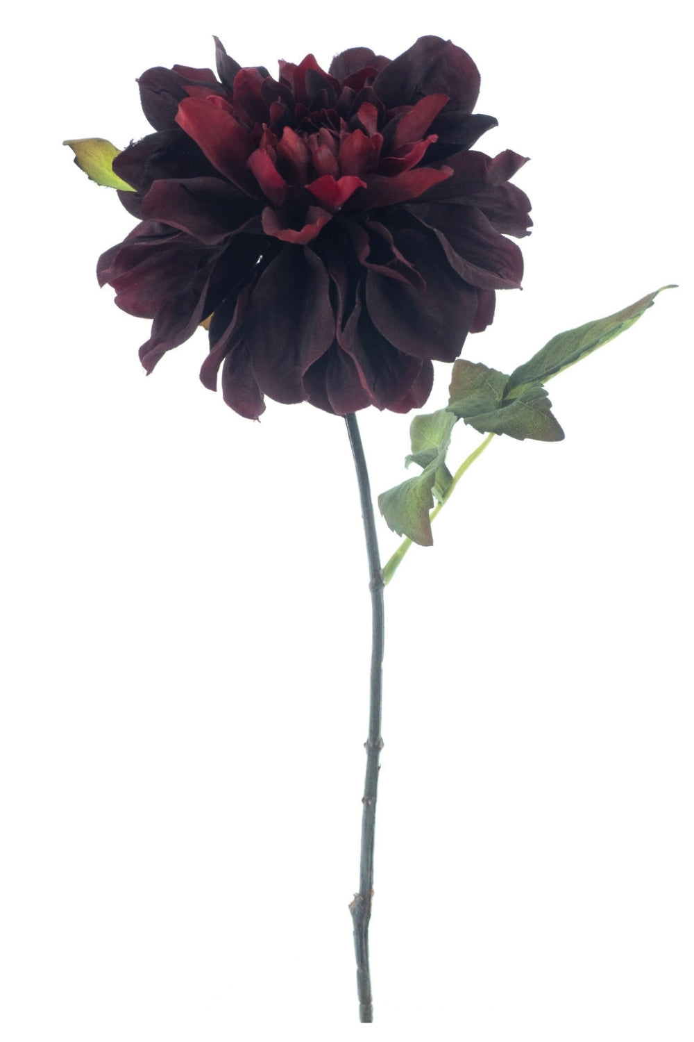 Dahlia kunstbloem Burgundy 54cm