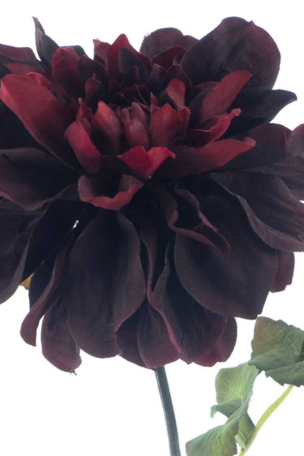 Dahlia kunstbloem Burgundy 54cm
