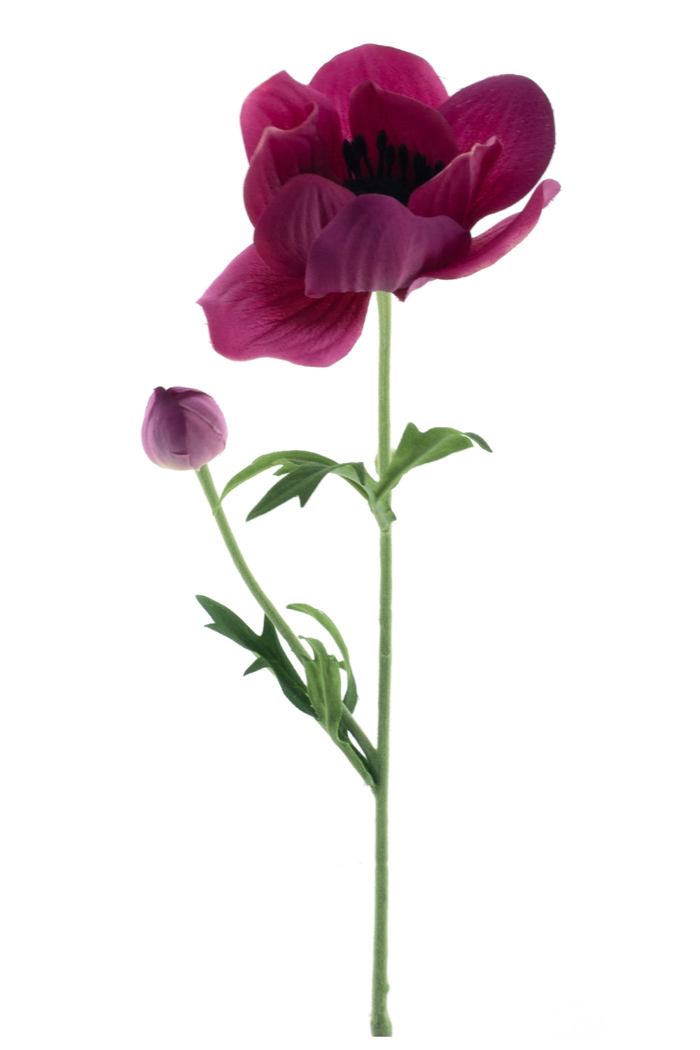 Anemoon Kunstbloem 63cm Fuchsia