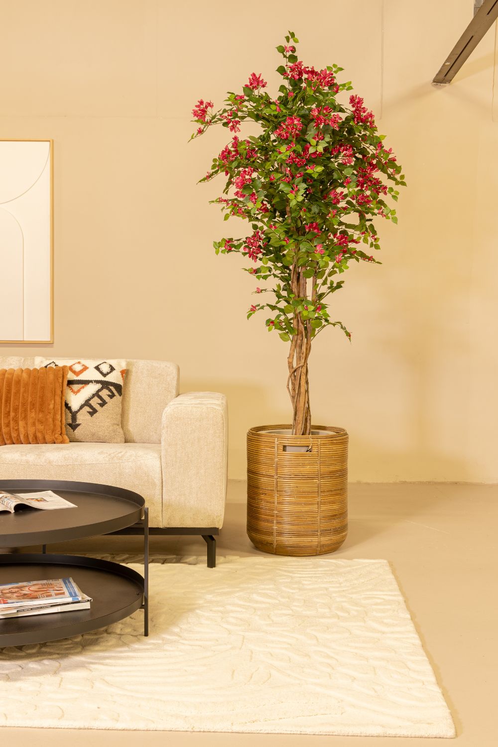 sfeerbeeld bougainvillea kunstplant 180cm
