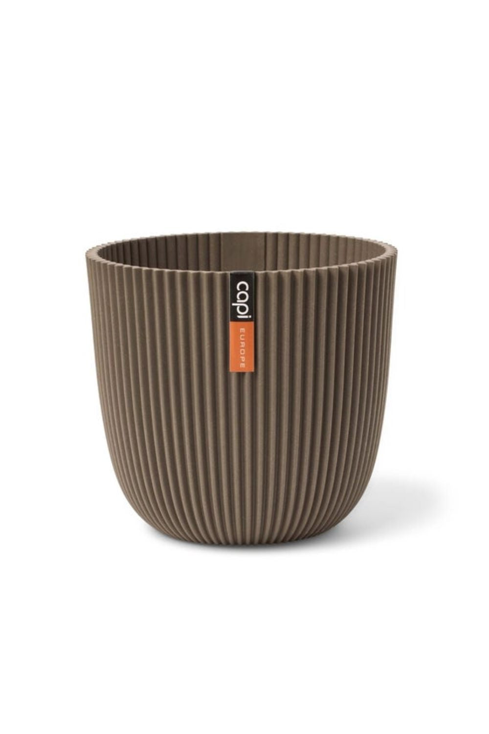 Capi bloempot Groove bol 16,5x15 warm Taupe