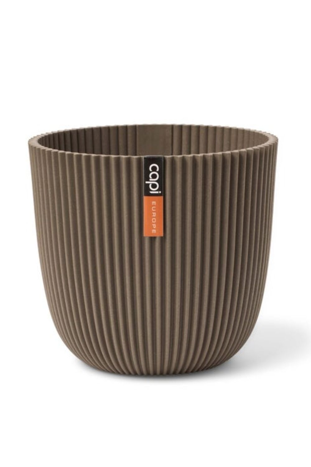 Capi bloempot Groove bol 21,5x20 warm Taupe