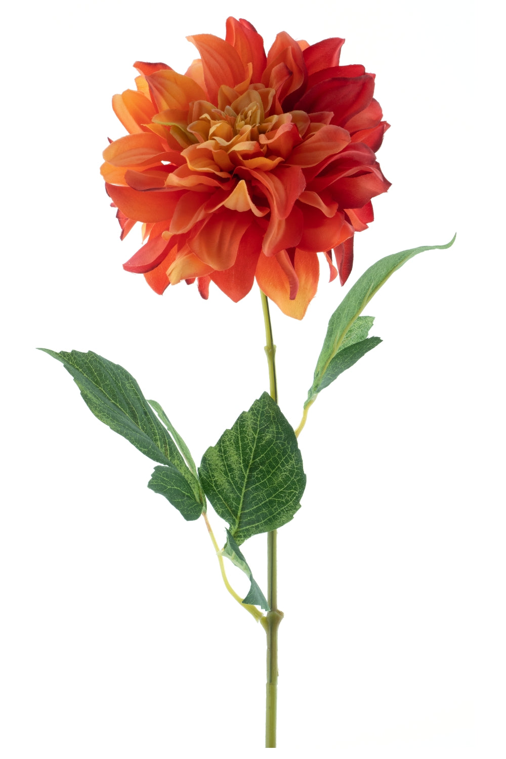 Dahlia Kunstbloem 64cm Perzik/Roze