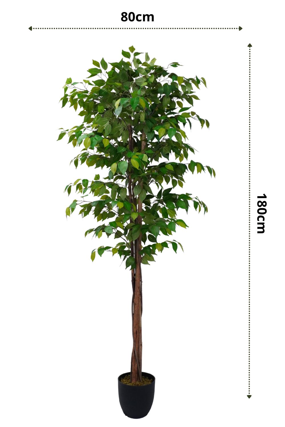 Ficus Kunstplant 180cm