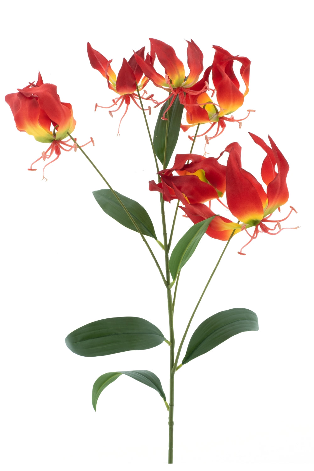 Gloriosa Kunstbloem 90cm Rood