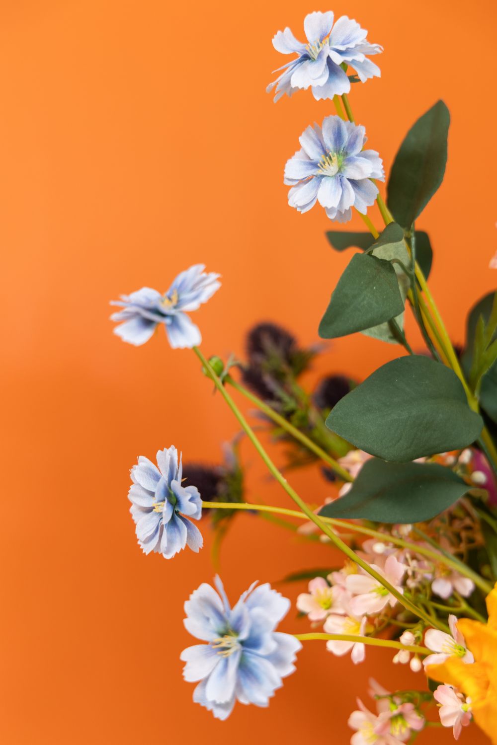 Korenbloem Kunstbloem 64cm Blauw