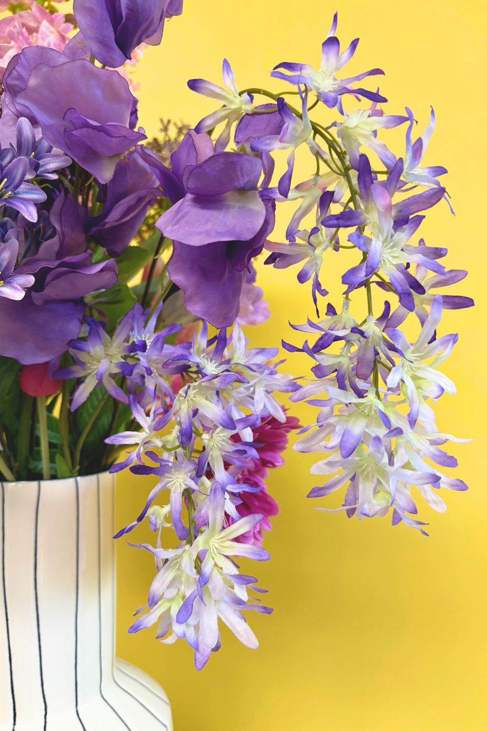 details Purple Paradise Kunstboeket