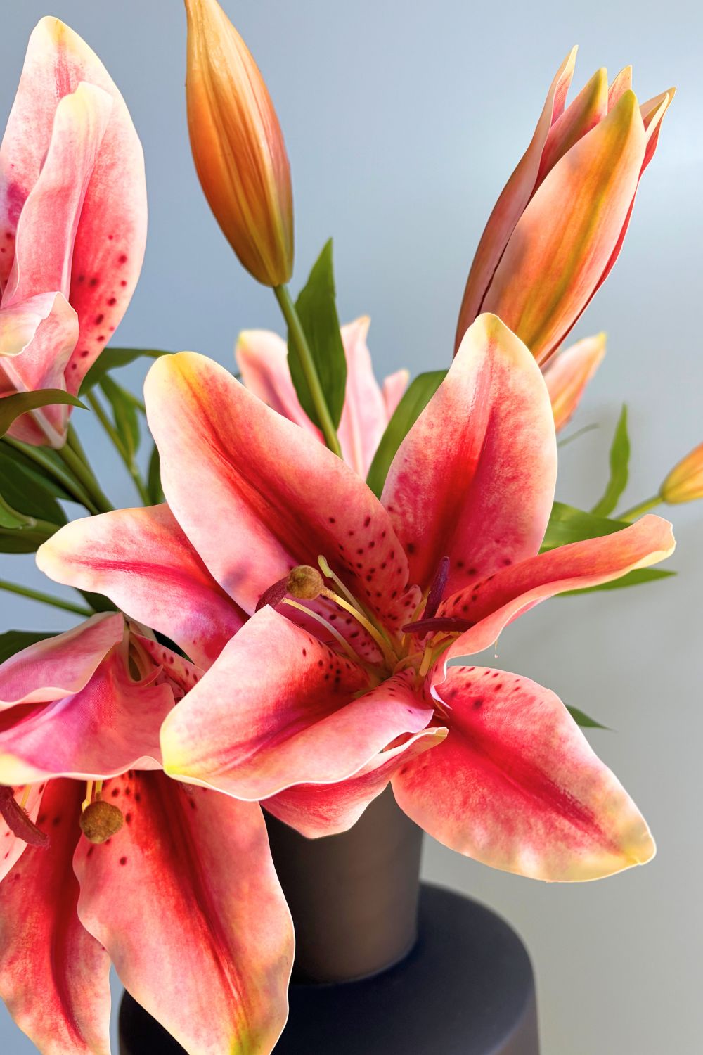 Tijgerlelie Kunstbloem 81cm Roze