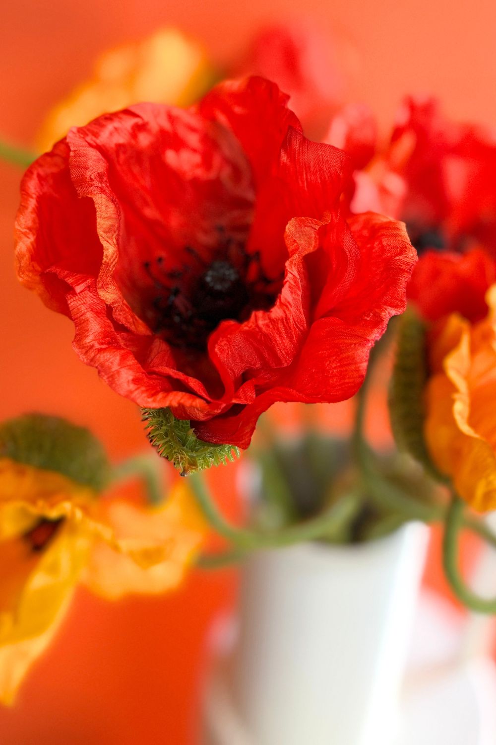 detailshot 2 Kunstboeket Poppy Paradise