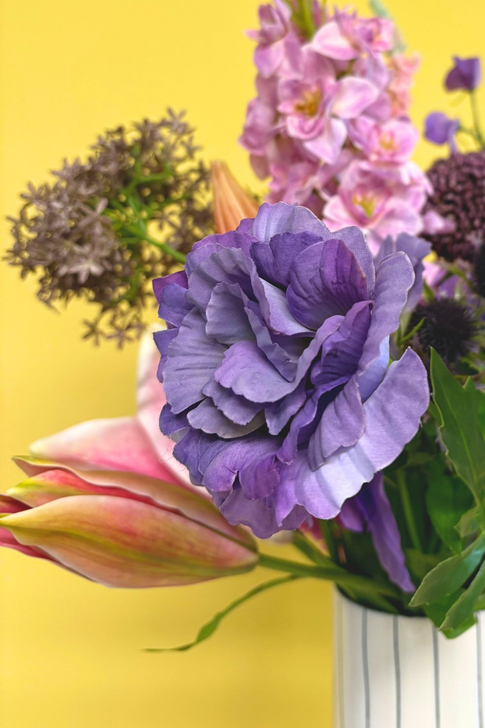 details 5 Purple Paradise Kunstboeket