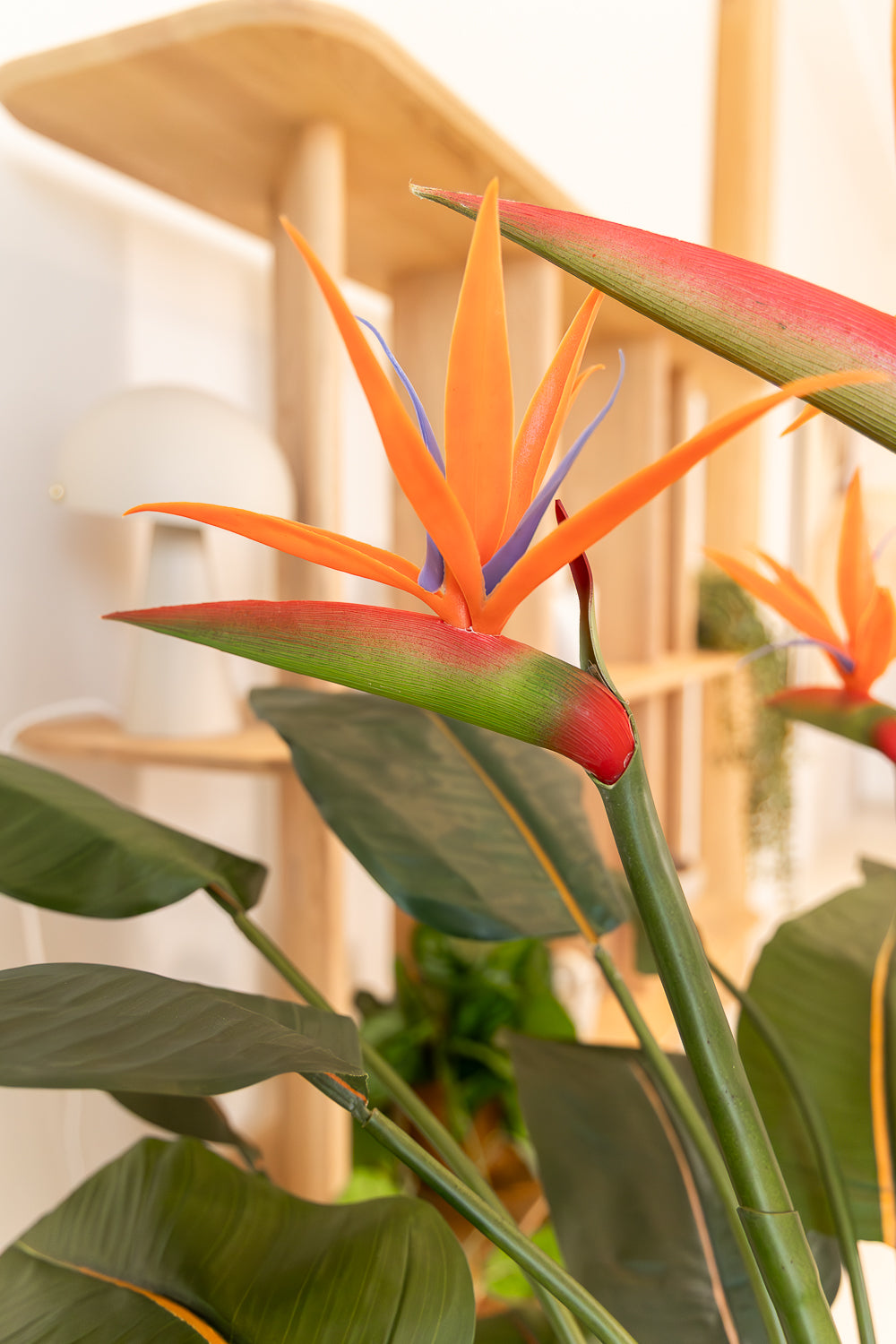 Strelitzia Kunstplant 120cm met bloem