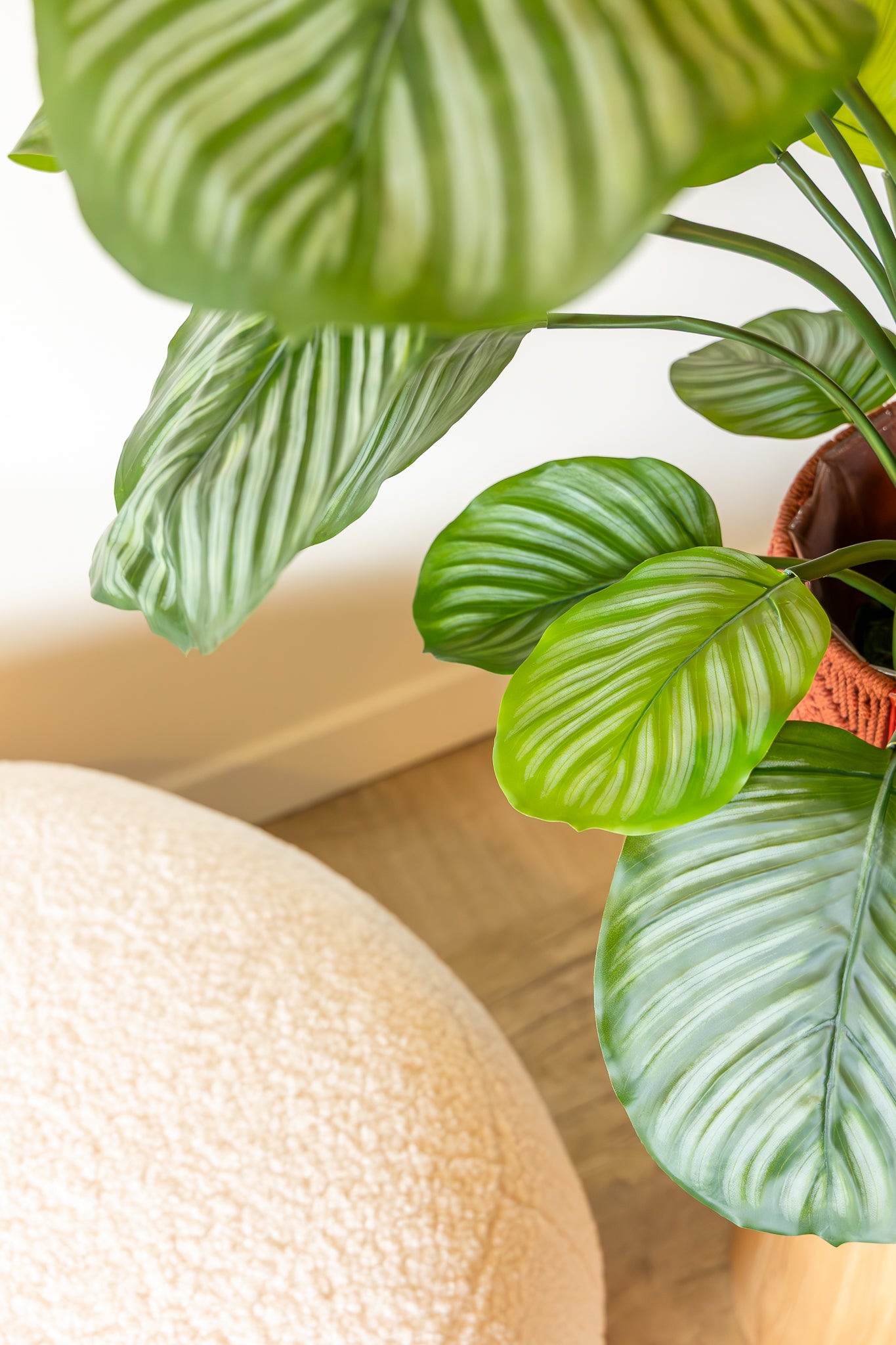 details calathea kunstplant 80cm