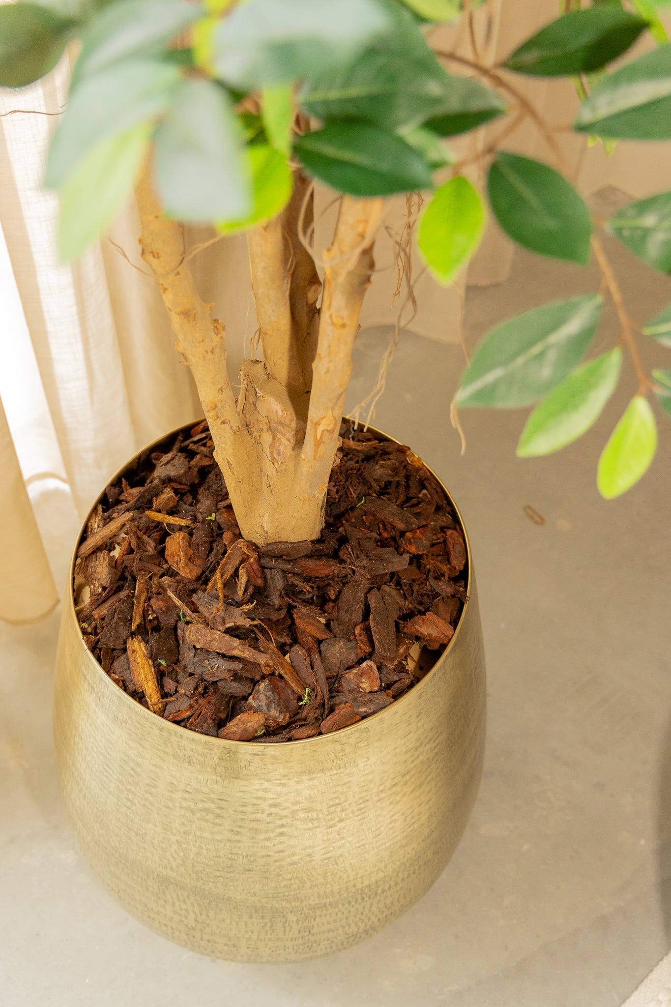 Bloempot Goud 50x50cm (metaal)