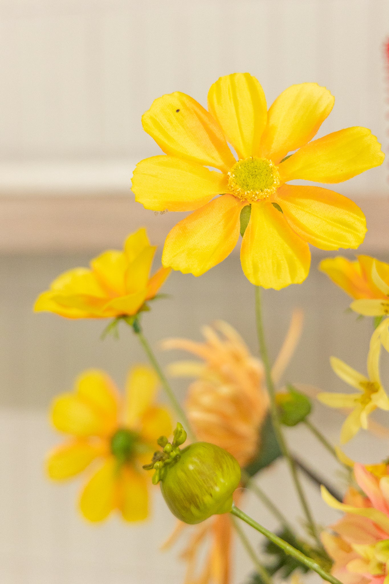 Kunstboeket Orange Oasis