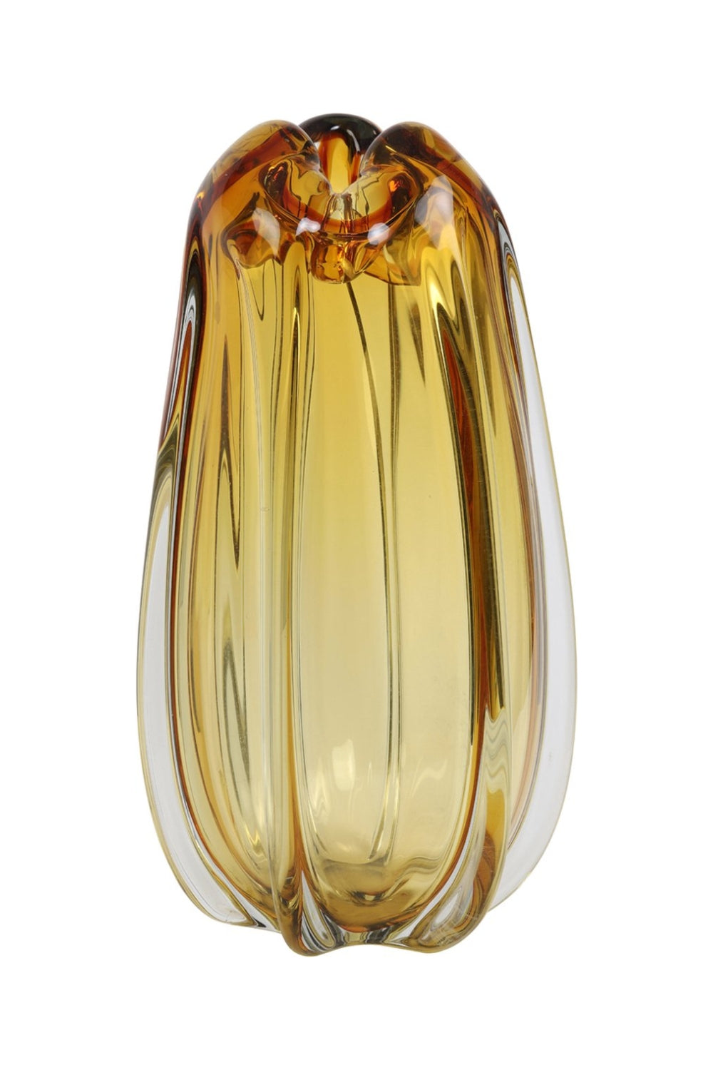 Vaas Murela 21x38cm Glas Amber