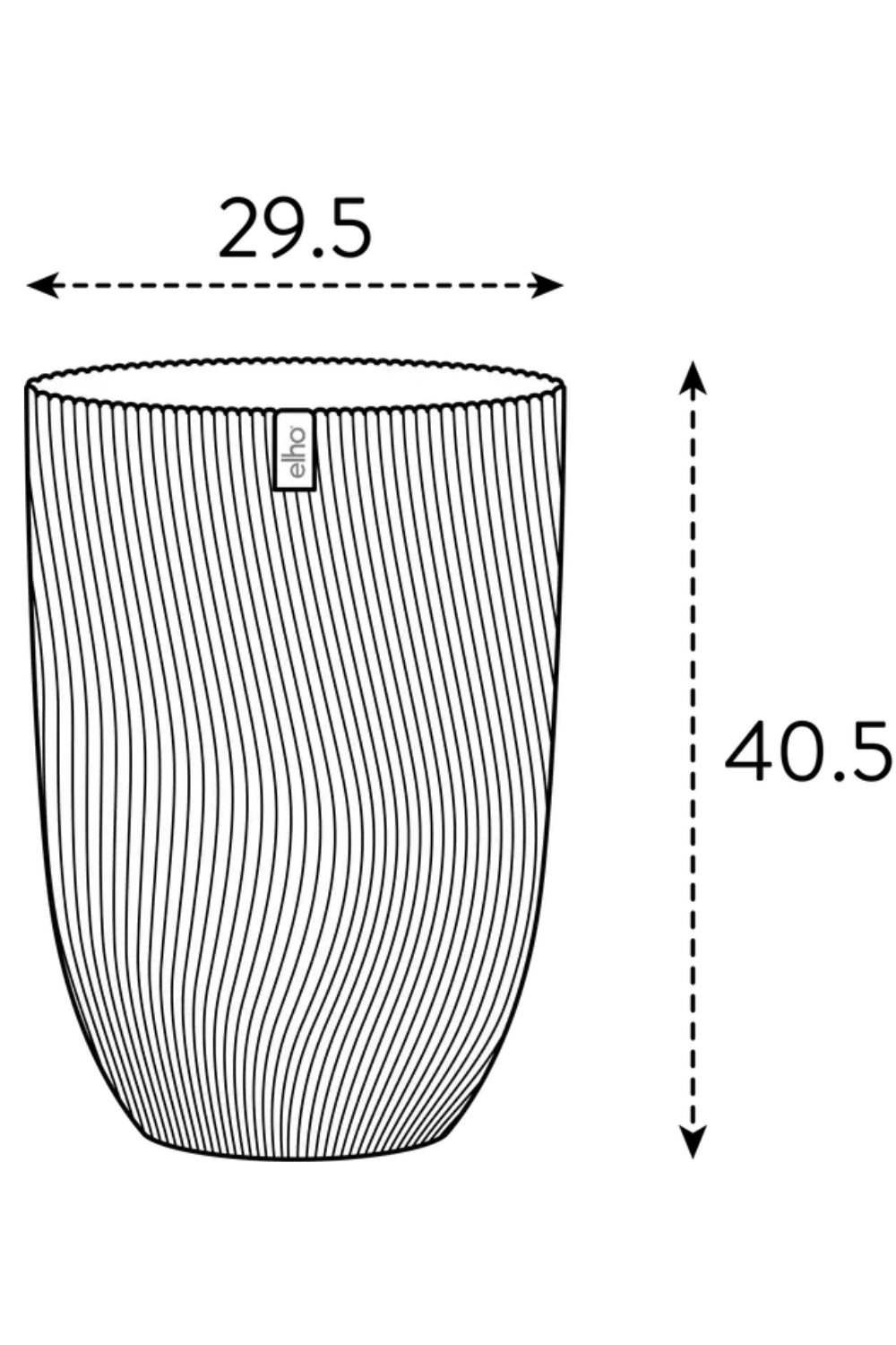 Bloempot Elho Sereh Paddenstoel Beige 30cm
