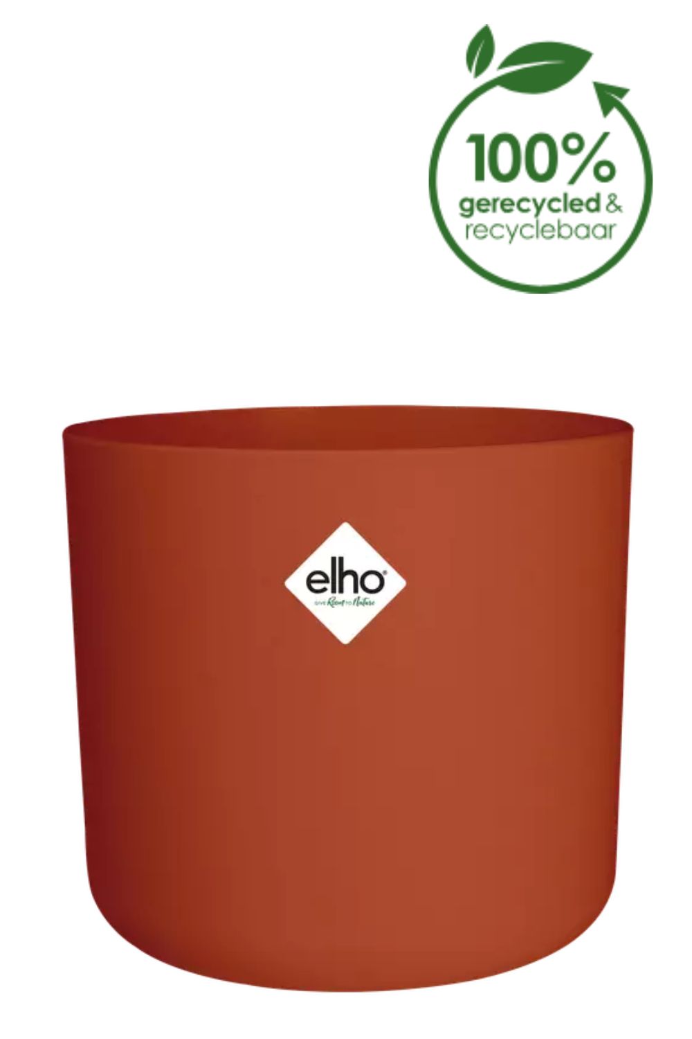 Bloempot Elho B. for soft rond 14cm Brique