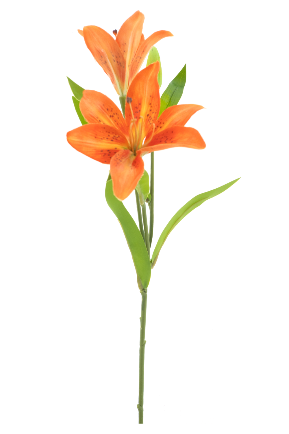 Lelie Kunstbloem Jakarta Oranje 53cm