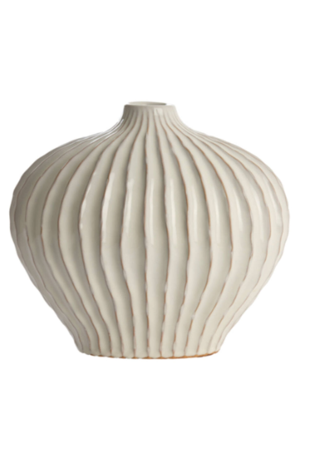 Vaas Lorito Keramiek Wit Creme 35x21x30cm