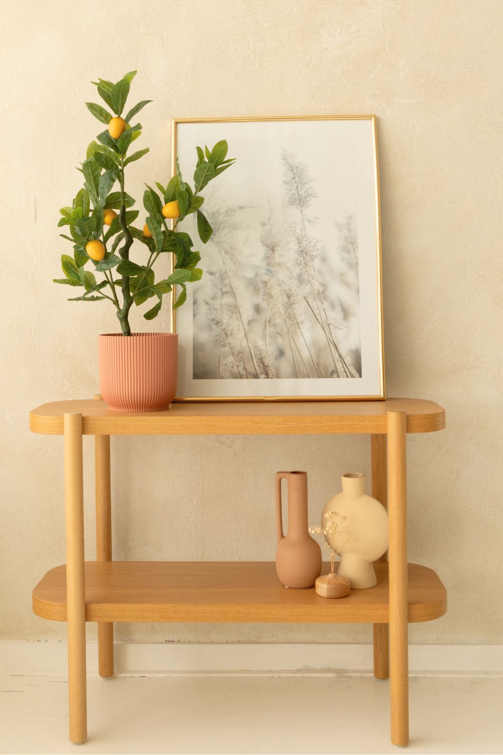 sfeerbeeld kunst citroenboom 75cm