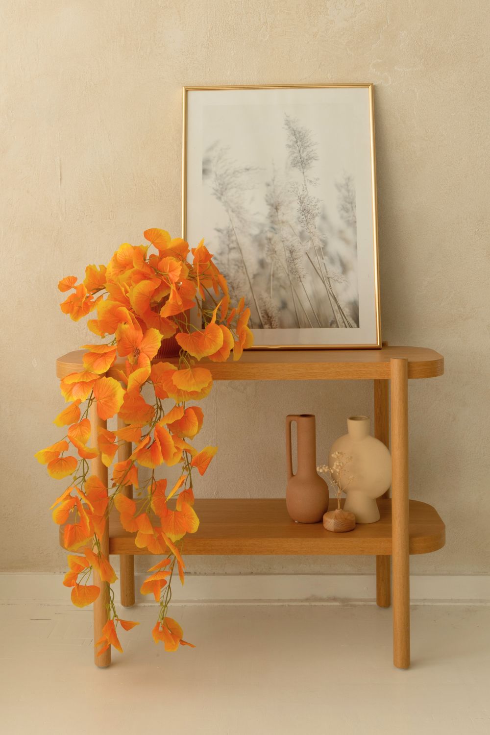 Oranje Kunst Hangplant