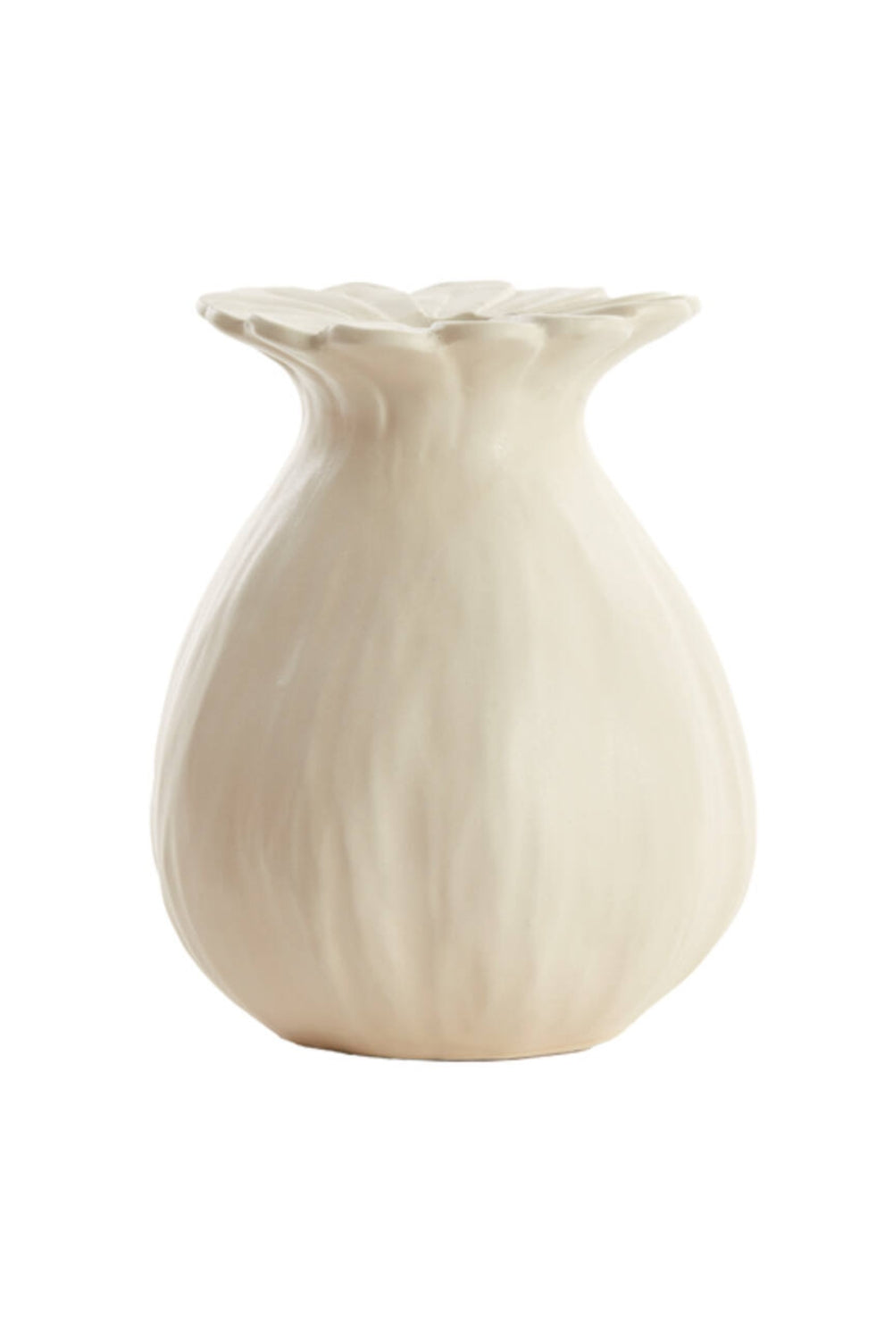 Vaas Lorea 16x19cm Keramiek Creme