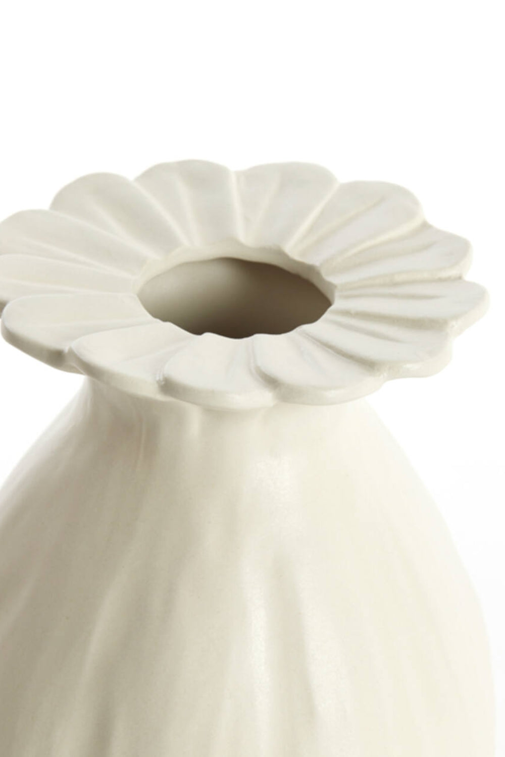 Vaas Lorea 16x19cm Keramiek Creme