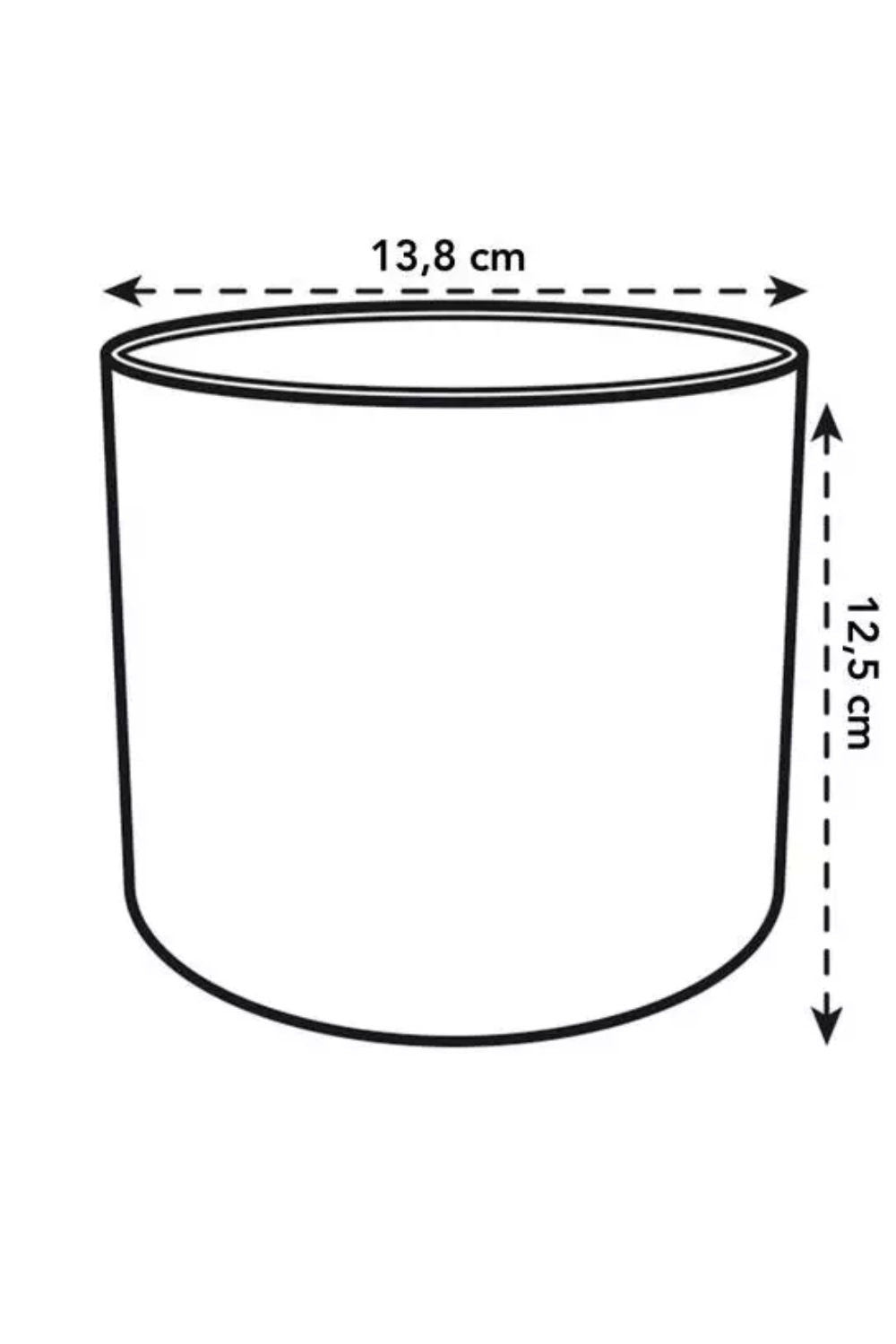 Bloempot Elho B. for soft rond 14cm Brique