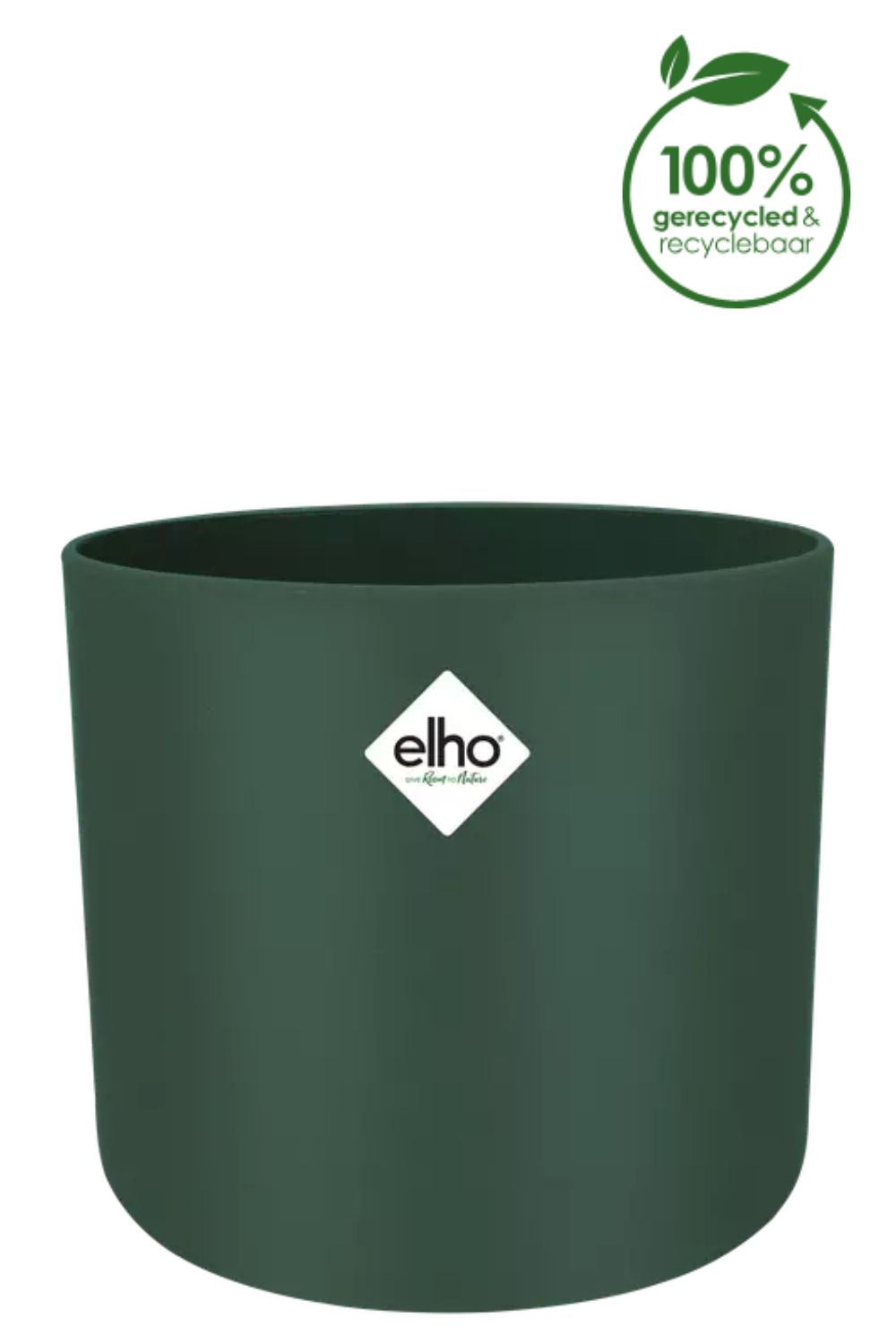 Bloempot Elho B.for soft round 16cm leaf green