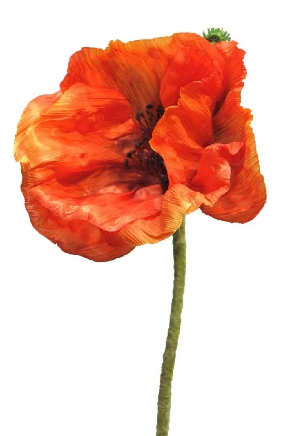 Papaver Kunstbloem Oranje 70cm