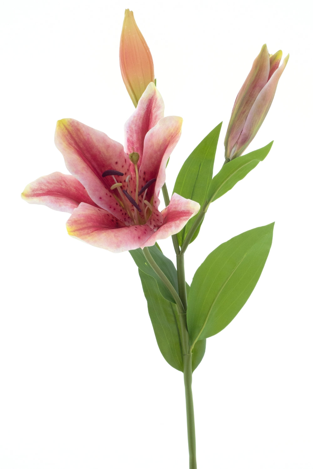 Tijgerlelie Kunstbloem 81cm Roze