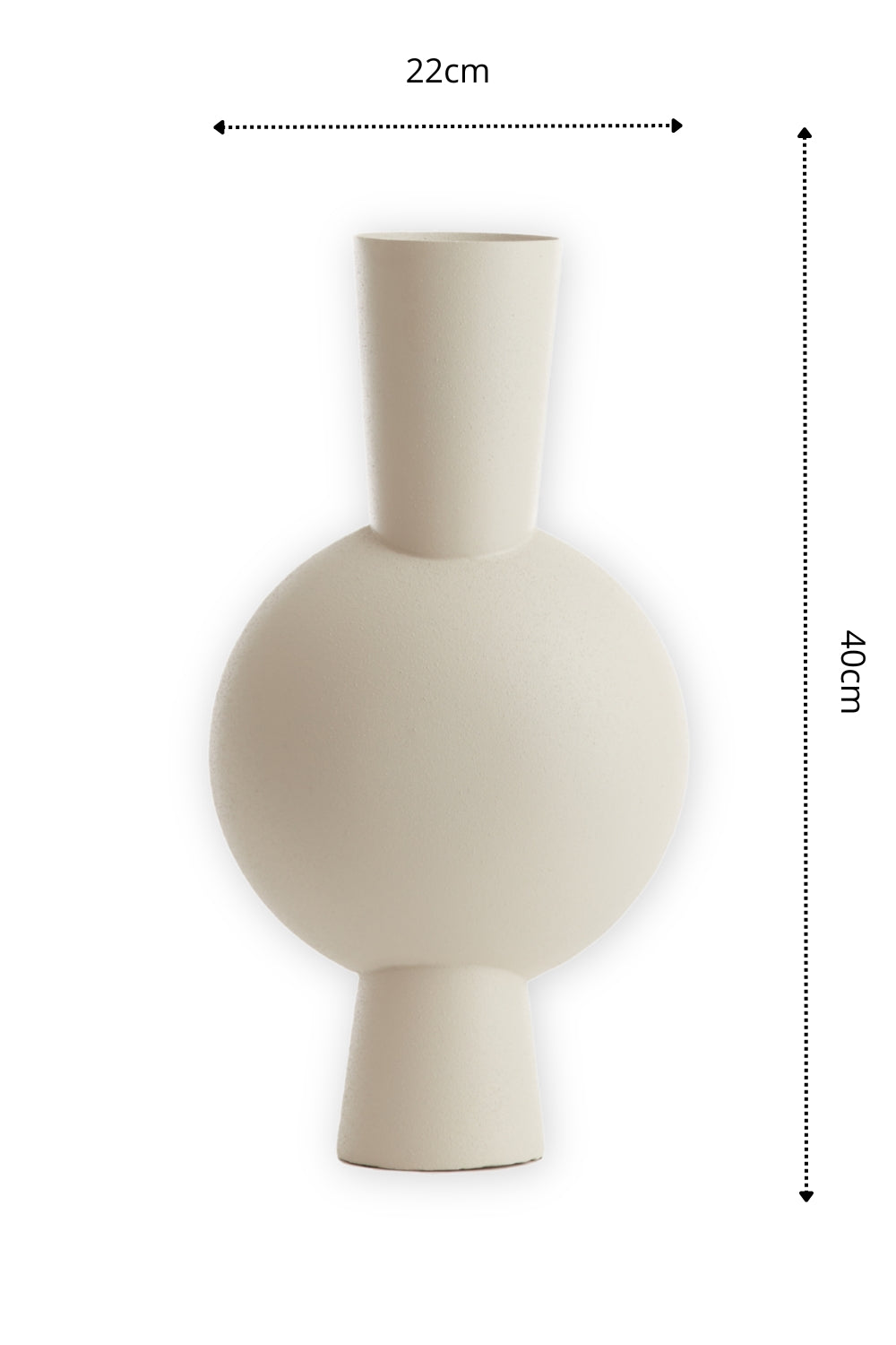 Vaas Kavandu Creme 40x22