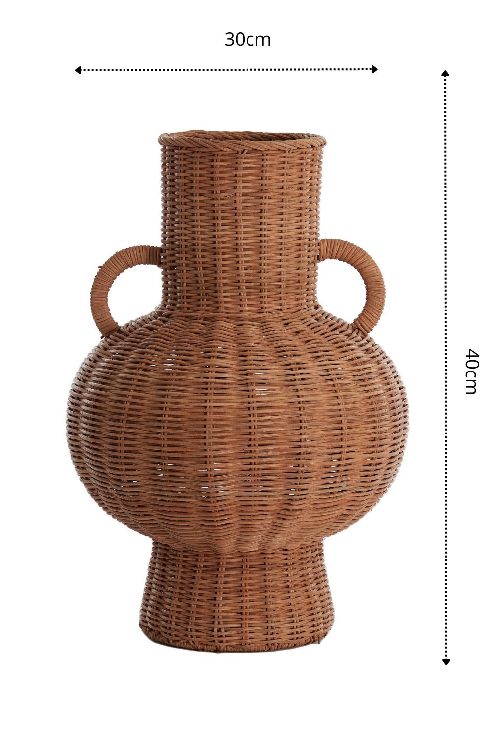 Vaas Neivo 43x30cm Rotan