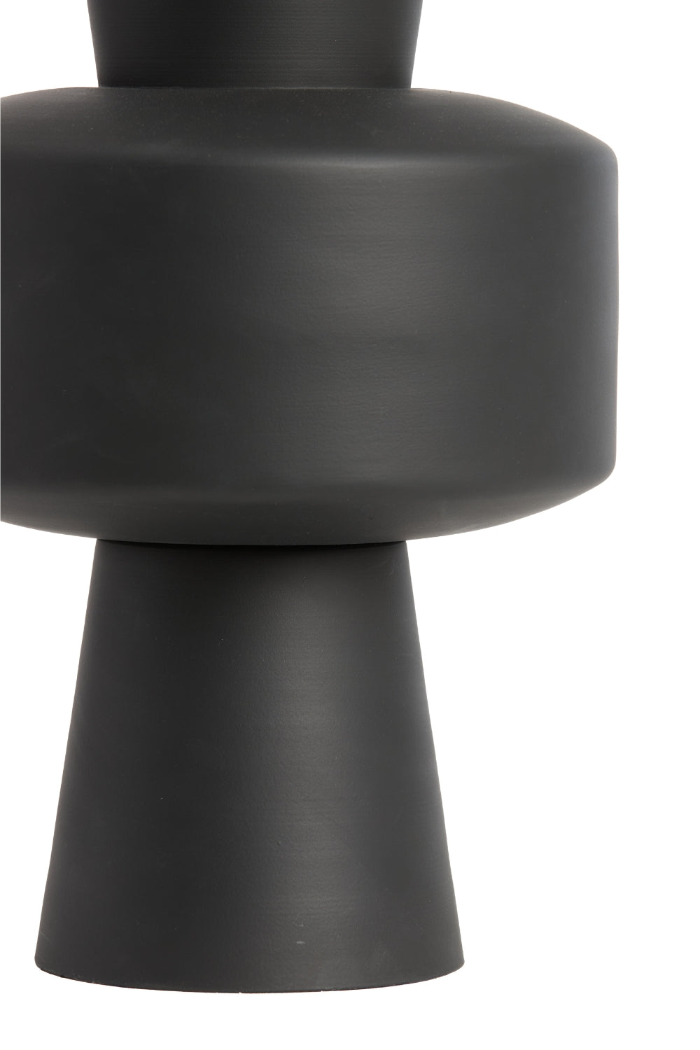 Vaas Novali 42x24cm Zwart