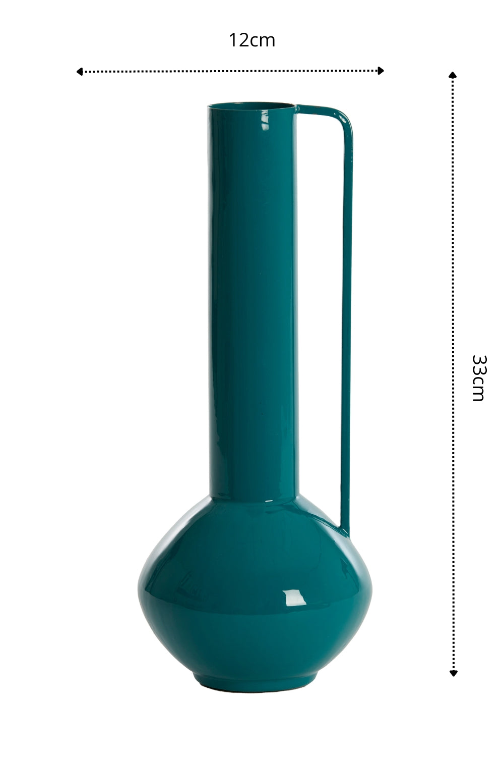 Vaas Panzano 33x12cm Emerald