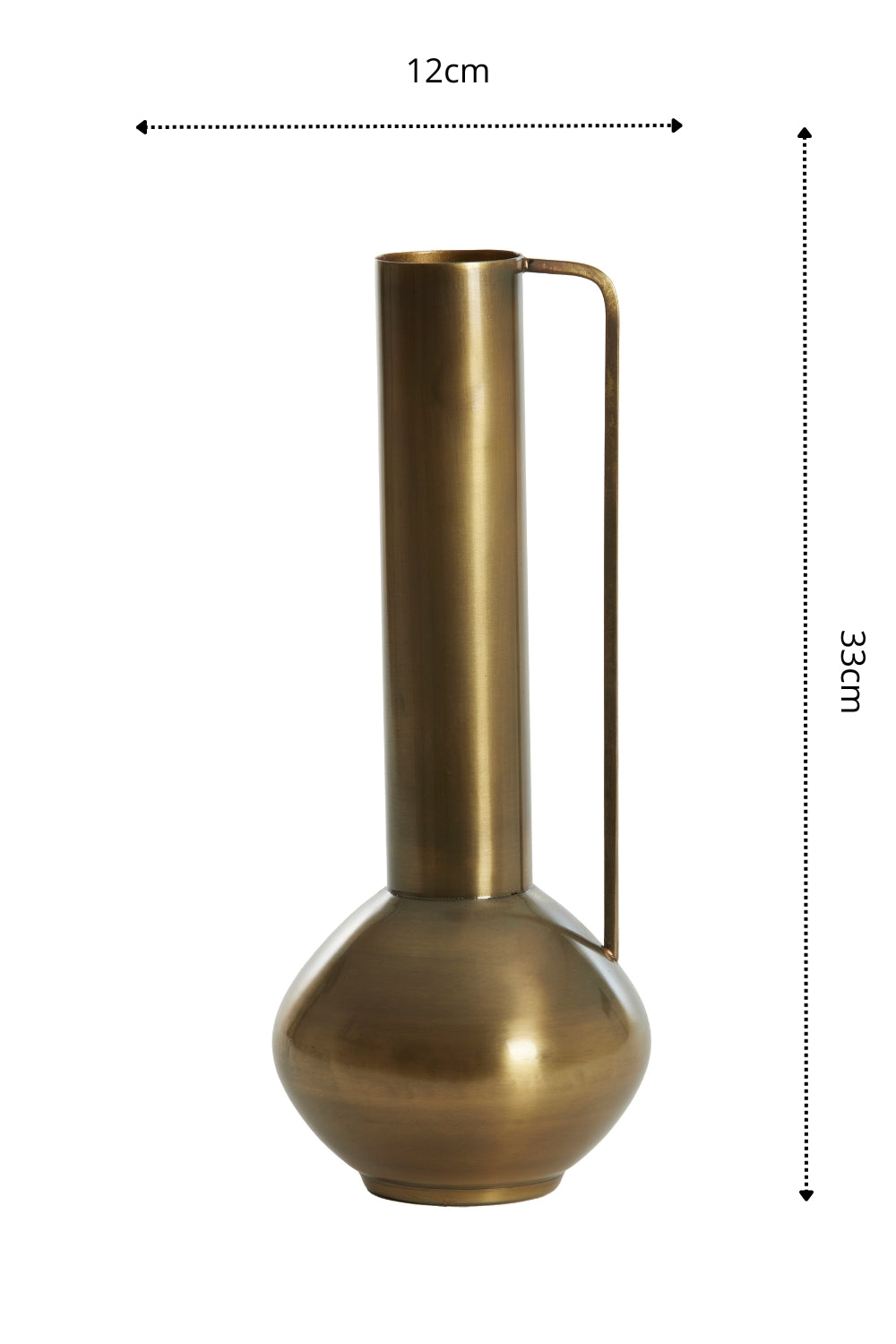 Vaas Panzano 33x12cm Brons