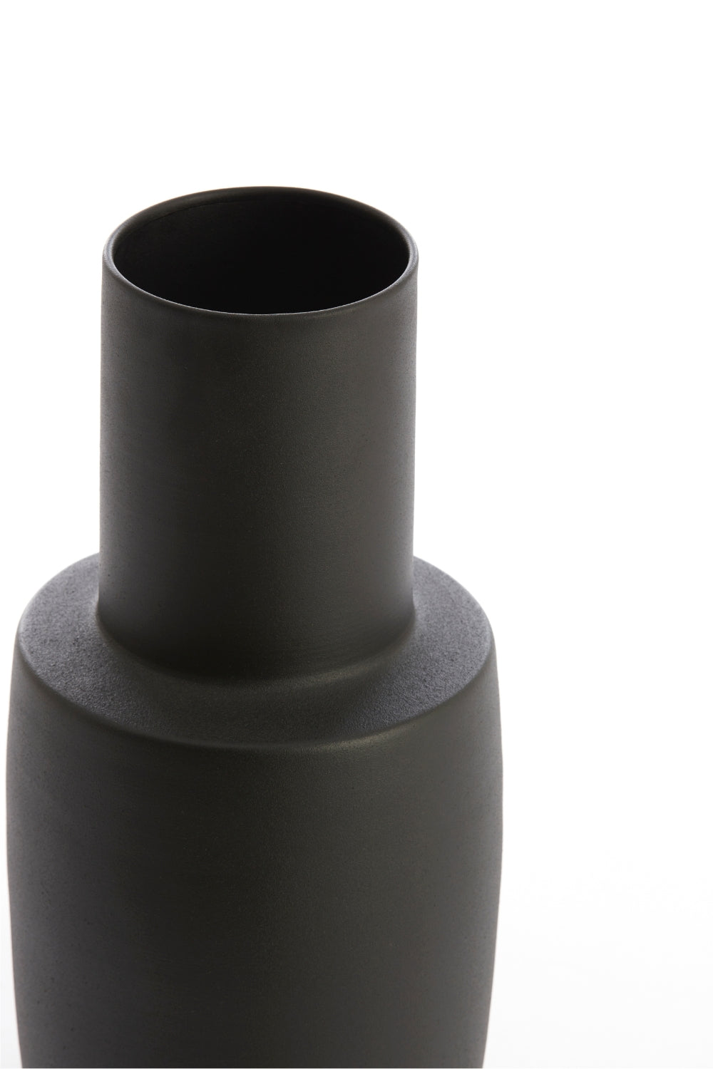 Vaas Datuh 40x21cm Zwart