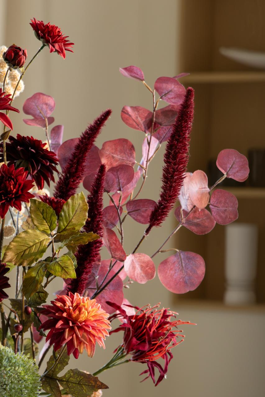 Kunstboeket Burgundy Bliss
