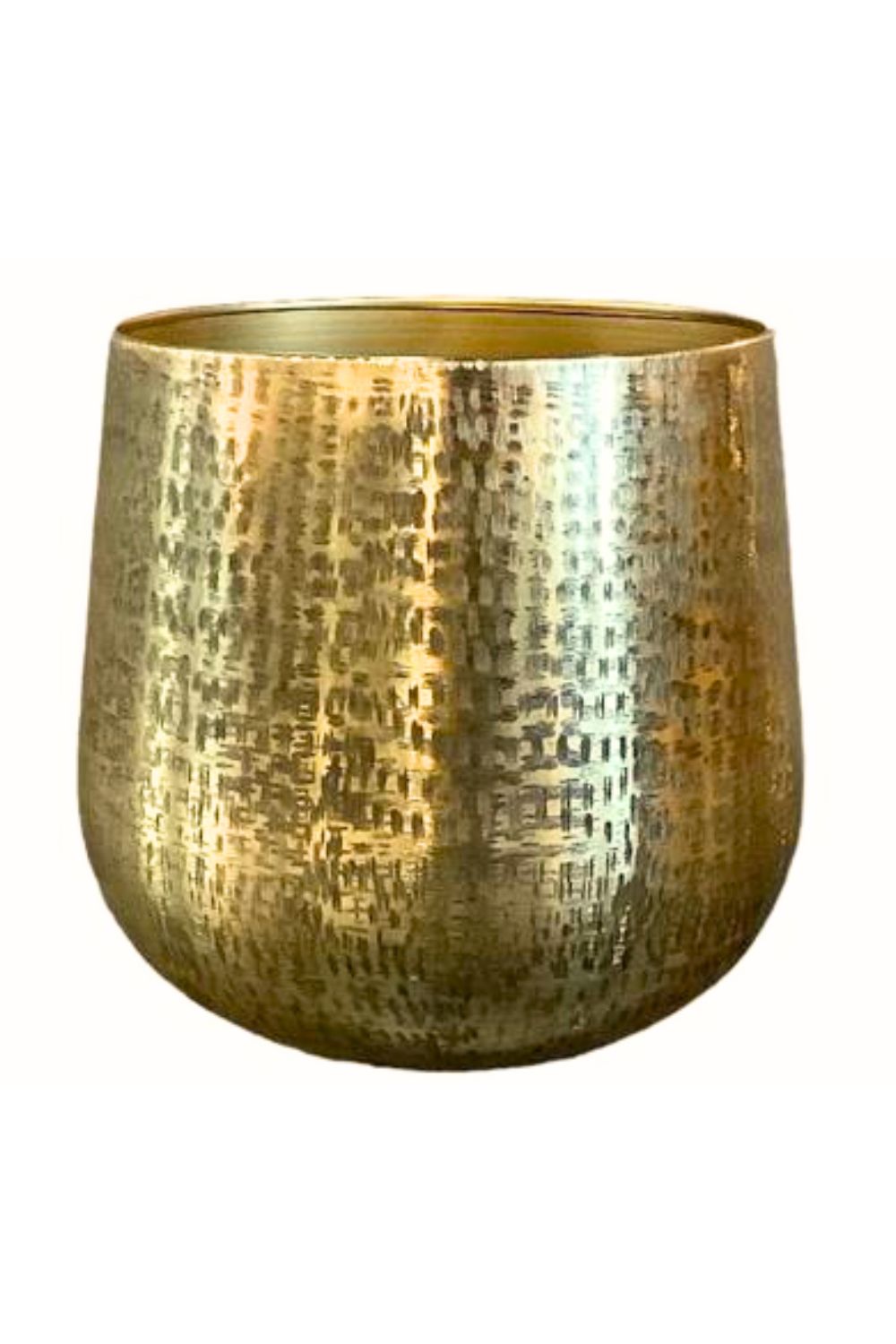 bloempot goud metaal 50x50cm