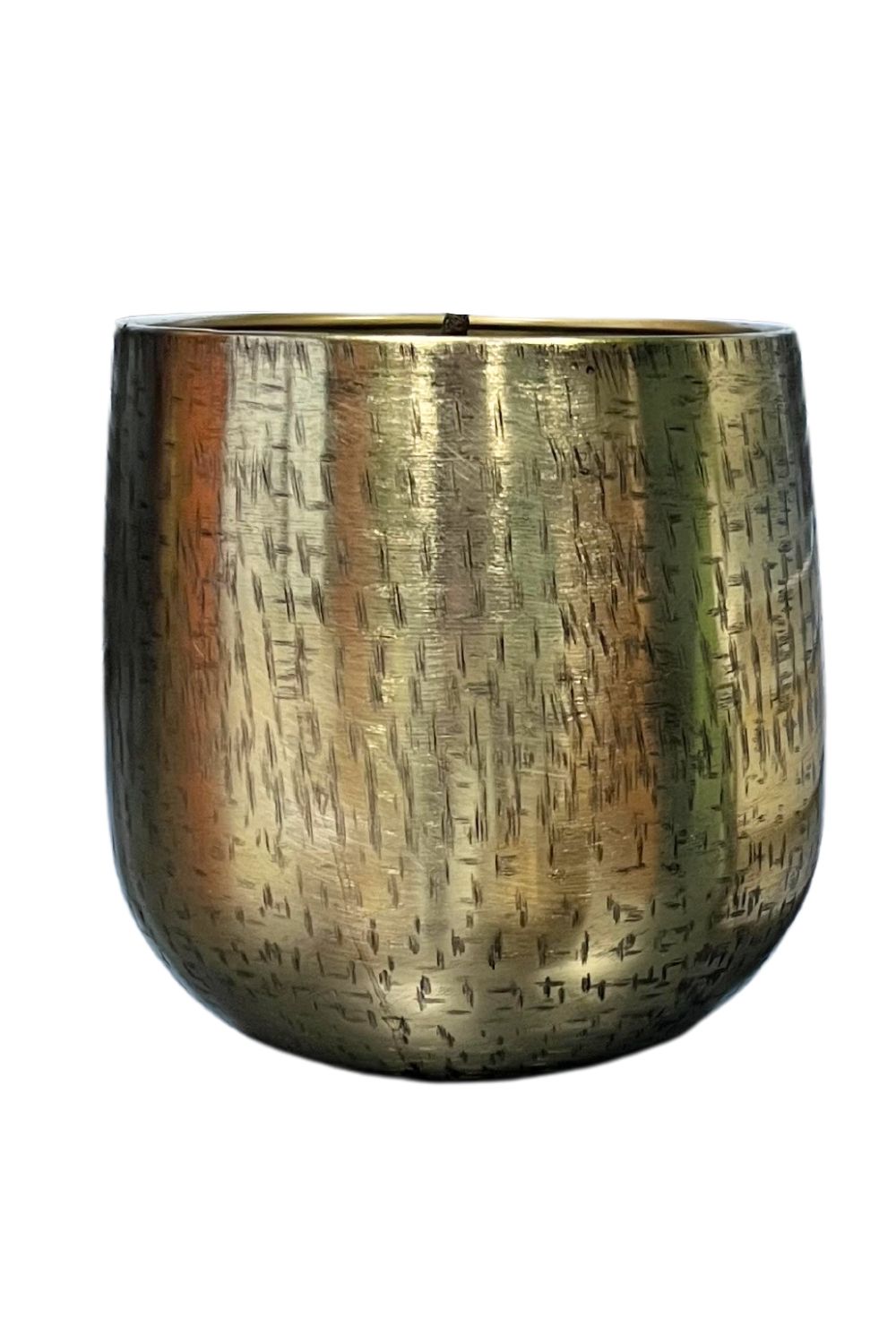 Bloempot Goud 16x15cm (metaal)