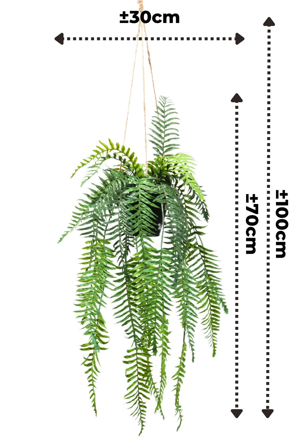 Varen Kunst Hangplant 100cm