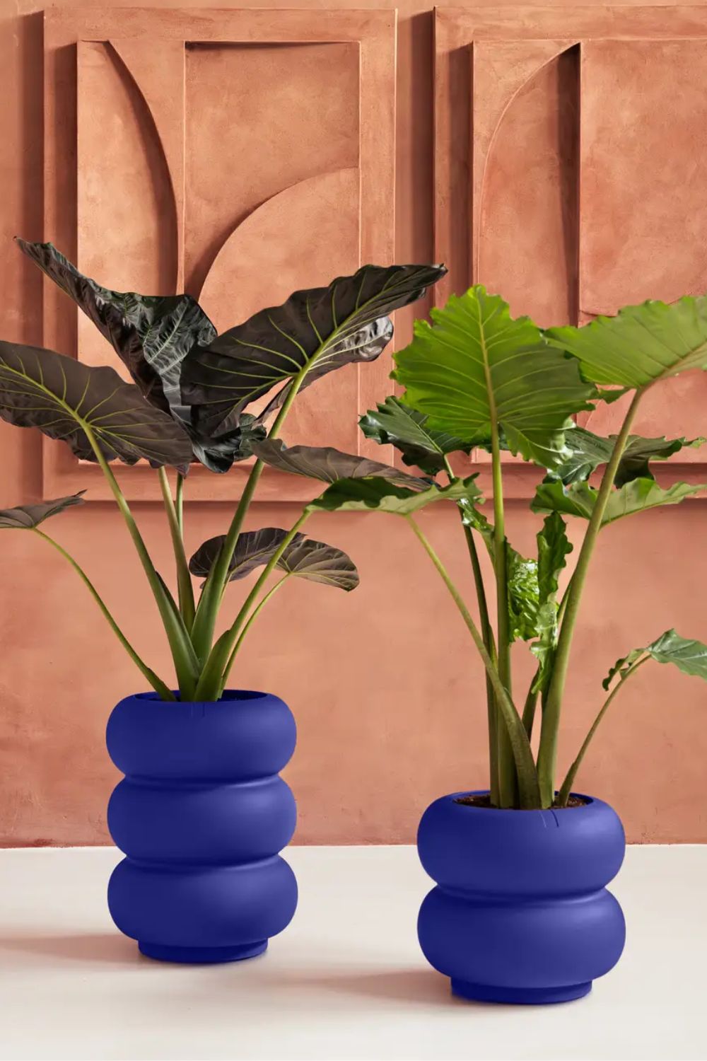 Bloempot Elho Amber roll high 58cm Royal Blue