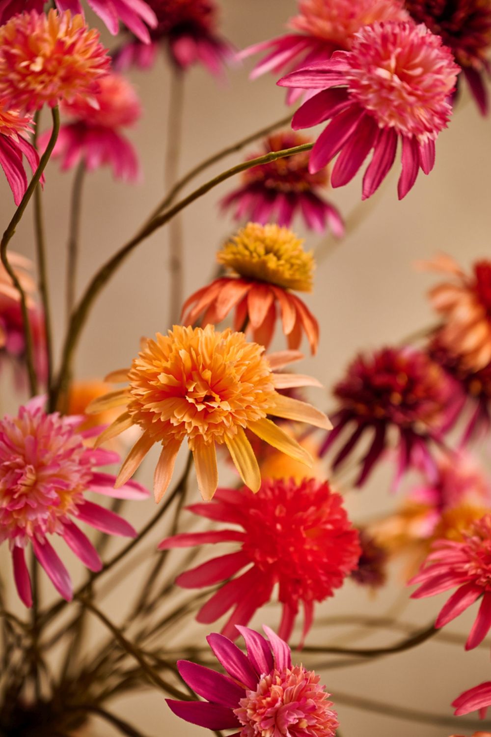 Rudbeckia Kunstbloem Oranje 66cm