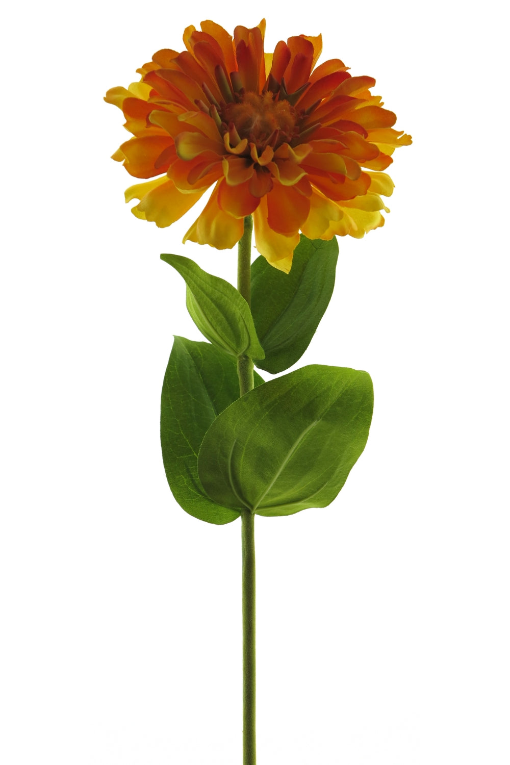 Zinnia Kunstbloem 58cm Geel