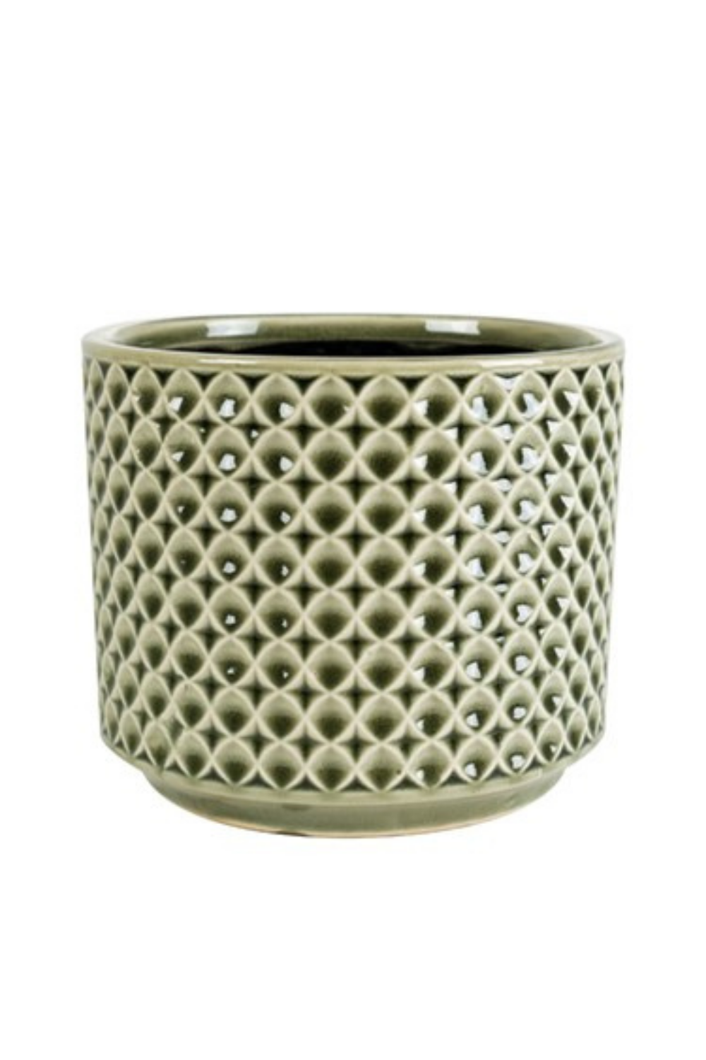 Bloempot Thies Olive Green 16Hx17Øx15Ø