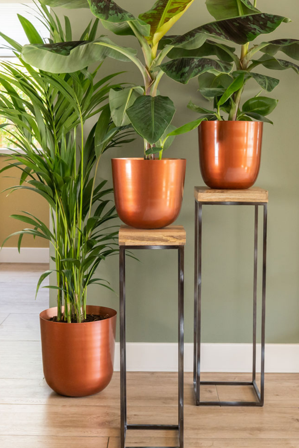 Bloempot Mayk Copper 21Hx19,5Øx16Ø